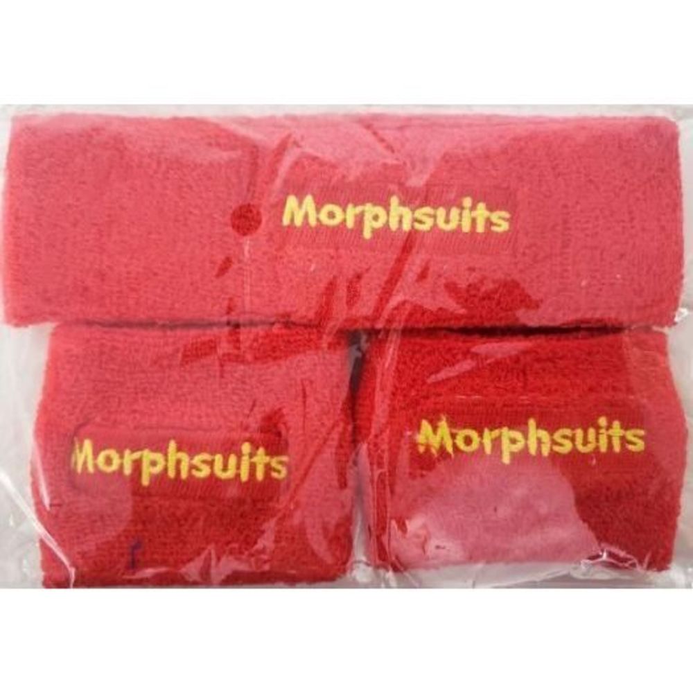 Red Morphsuits Sweat Bands - One Size Fits All